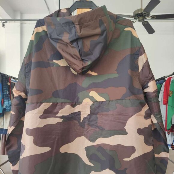 Camo Hooded Lightweight Windbreaker - Picture 2 of 4